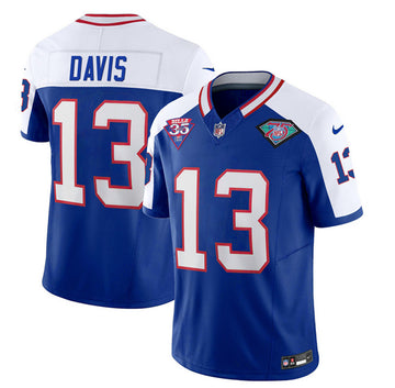 Gabe Davis Buffalo Bills blue-white FUSE jersey