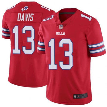 Buffalo Bills #13 Gabriel Davis Red Jersey