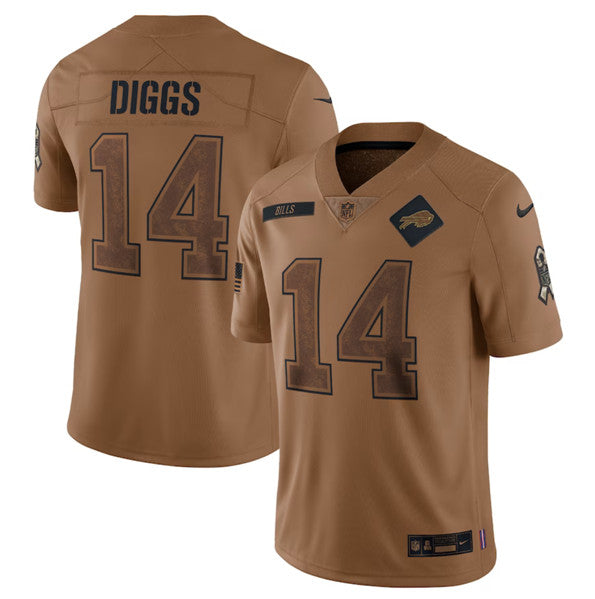 Stefon Diggs Buffalo Bills brown Salute To Service jersey