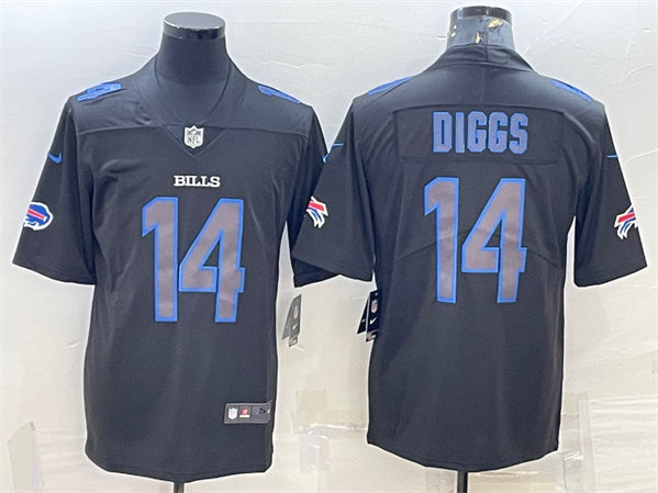 Buffalo Bills #14 Stefon Diggs Black 2018 Impact Jersey