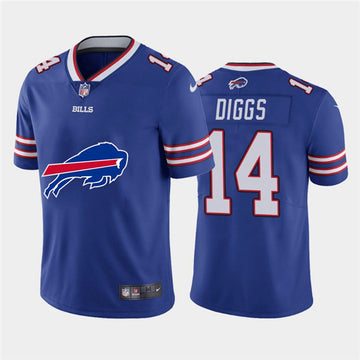 Buffalo Bills #14 Stefon Diggs Blue 2020 Team Big Logo Jersey