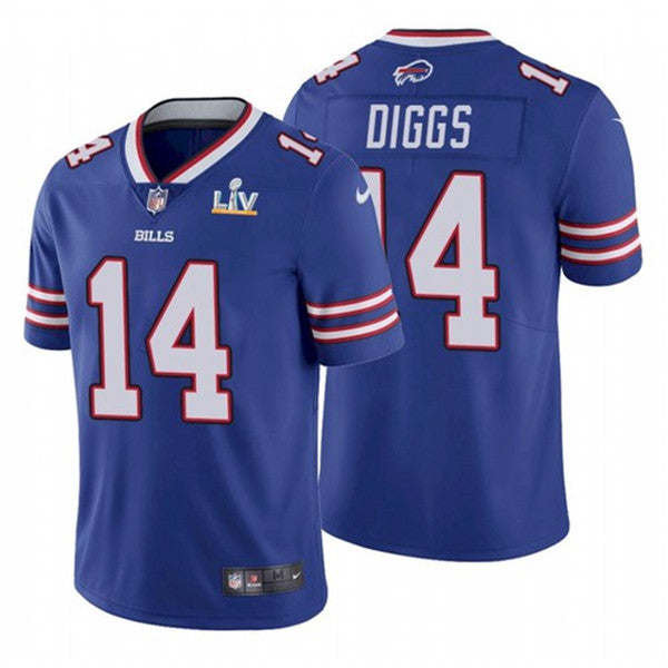 Buffalo Bills #14 Stefon Diggs Blue 2021 Super Bowl LV Jersey
