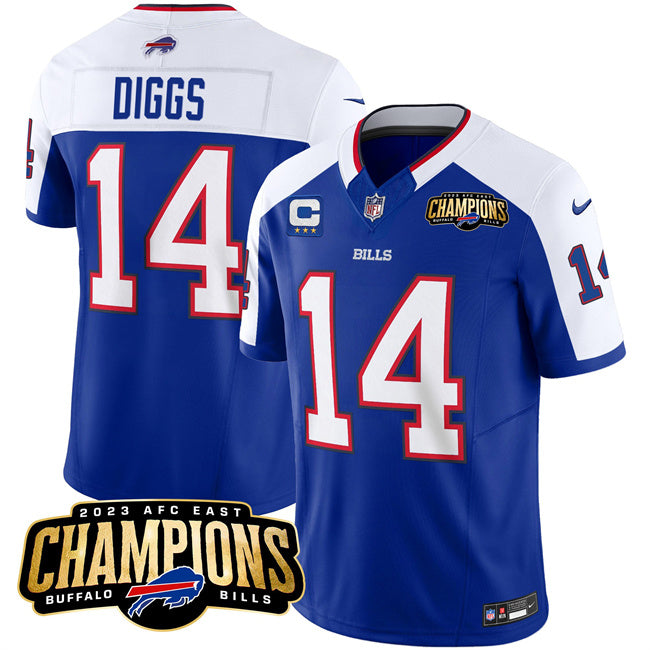Stefon Diggs Buffalo Bills blue-white FUSE jersey