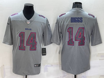 Buffalo Bills #14 Stefon Diggs Gray Atmosphere Fashion Jersey