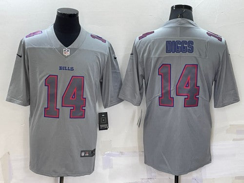 Buffalo Bills #14 Stefon Diggs Gray Atmosphere Fashion Jersey