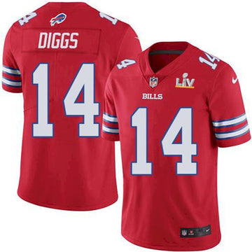 Buffalo Bills #14 Stefon Diggs Red 2021 Super Bowl LV Jersey