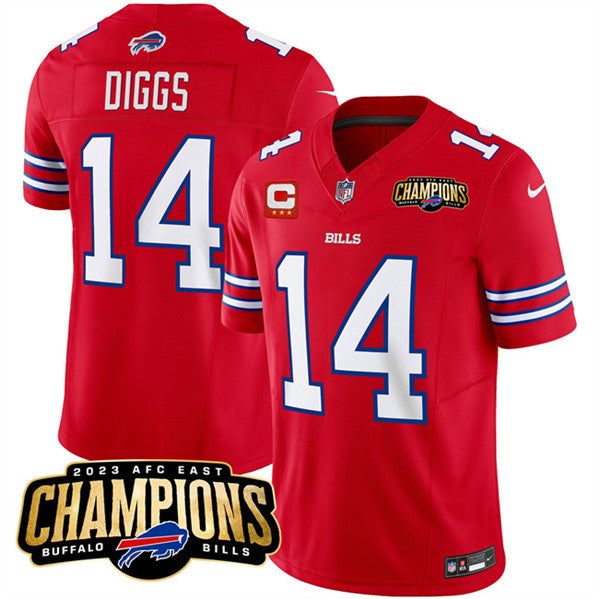 Stefon Diggs Buffalo Bills red FUSE jersey