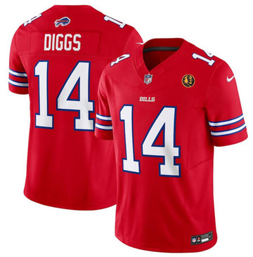 Stefon Diggs Buffalo Bills red FUSE jersey