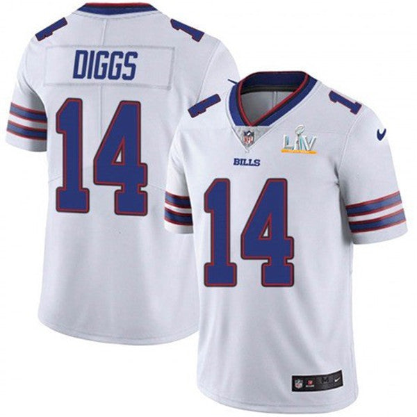 Buffalo Bills #14 Stefon Diggs White 2021 Super Bowl LV Jersey