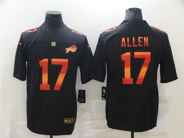 Buffalo Bills #17 Josh Allen 2020 Black Fashion Jersey