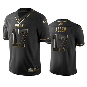 Buffalo Bills #17 Josh Allen Black 2019 Golden Edition Jersey