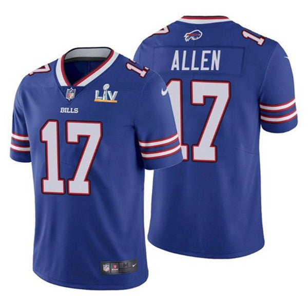 Buffalo Bills #17 Josh Allen Blue 2021 Super Bowl LV Jersey