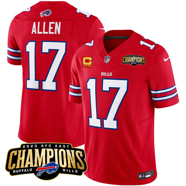 Josh Allen Buffalo Bills red FUSE jersey