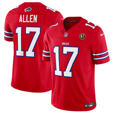 Josh Allen Buffalo Bills red FUSE jersey