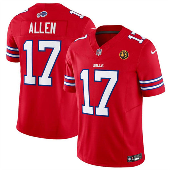 Josh Allen Buffalo Bills red FUSE jersey