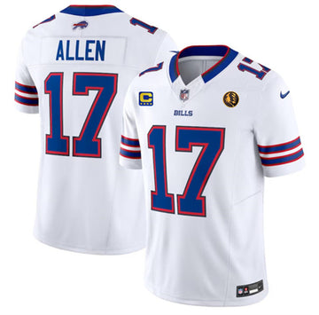 Josh Allen Buffalo Bills white FUSE jersey