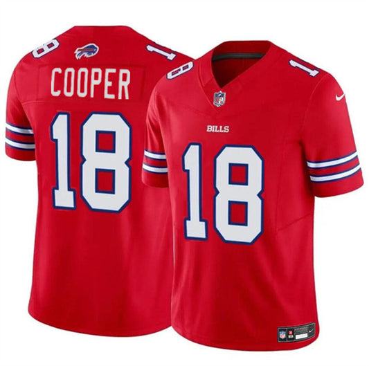 Buffalo Bills #18 Amari Cooper Red 2024 FUSE Jersey