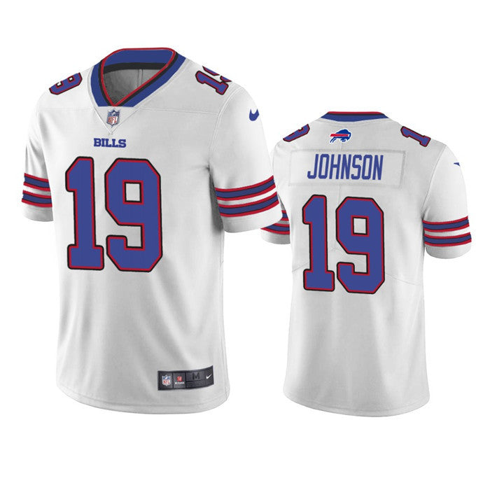 Buffalo Bills #19 KeeSean Johnson White Jersey