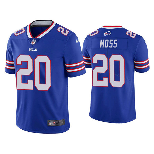 Buffalo Bills #20 Zack Moss Blue Jersey