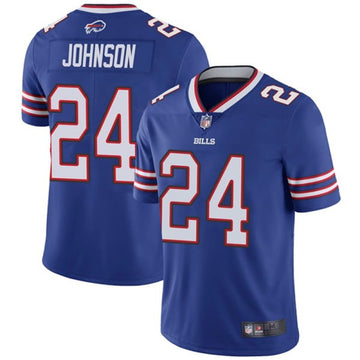 Buffalo Bills #24 Taron Johnson Blue Jersey