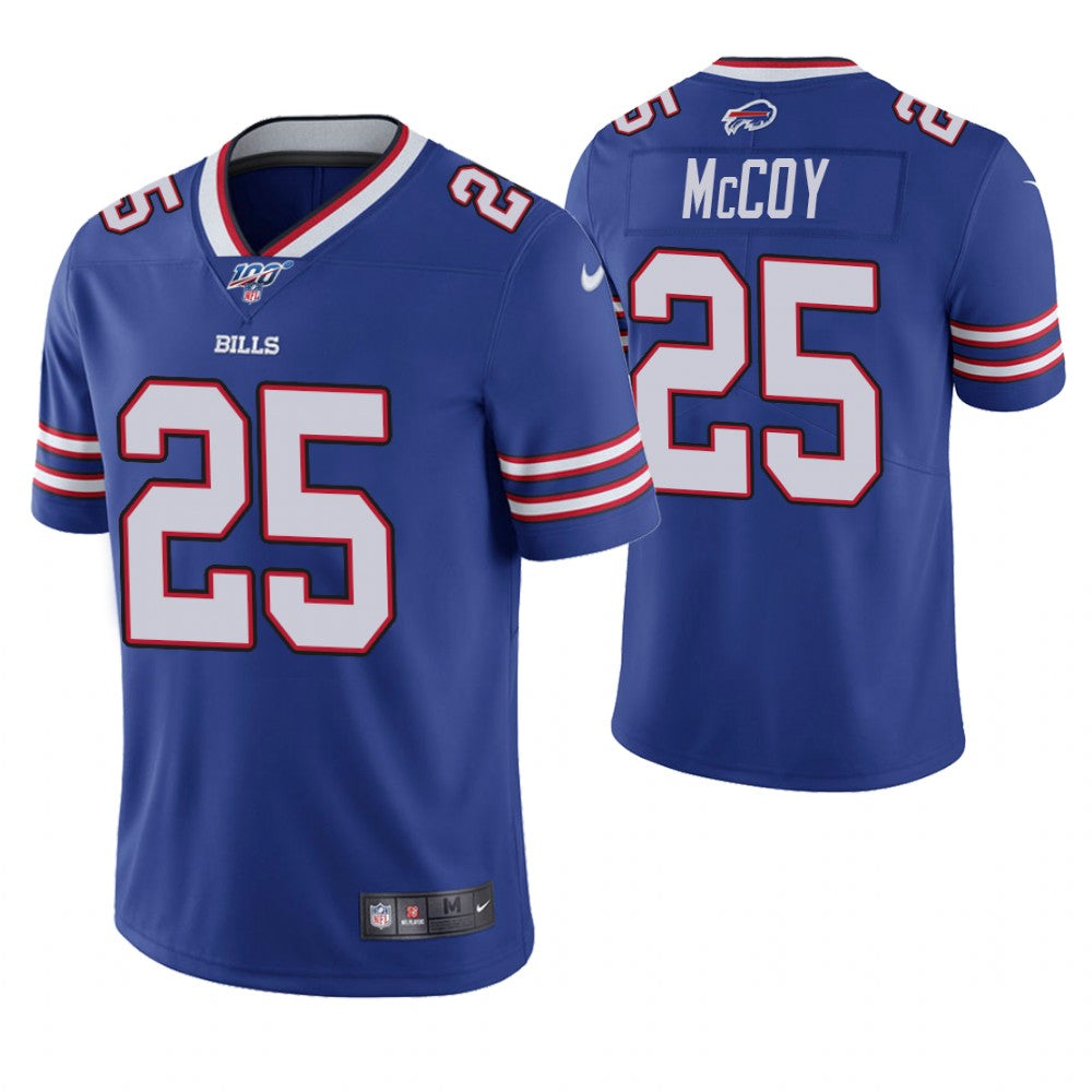 Buffalo Bills #25 LeSean McCoy 100th Season Blue Jersey