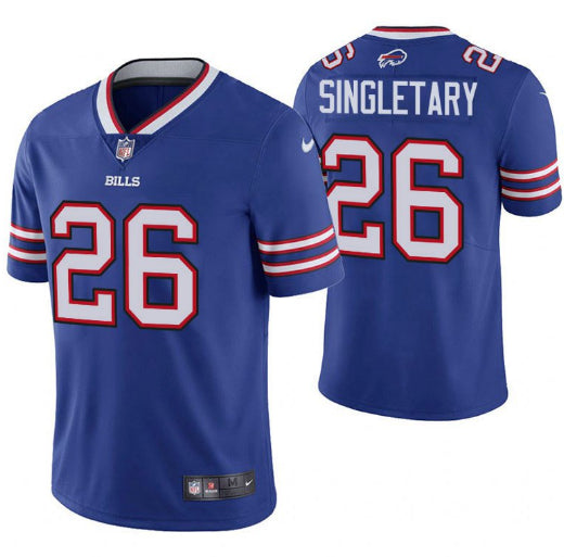 Buffalo Bills #26 Devin Singletary Blue Jersey