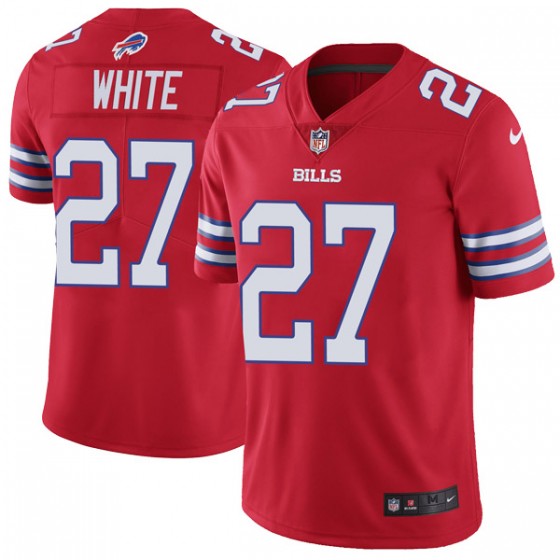 Buffalo Bills #27 Tredavious White Red Jersey