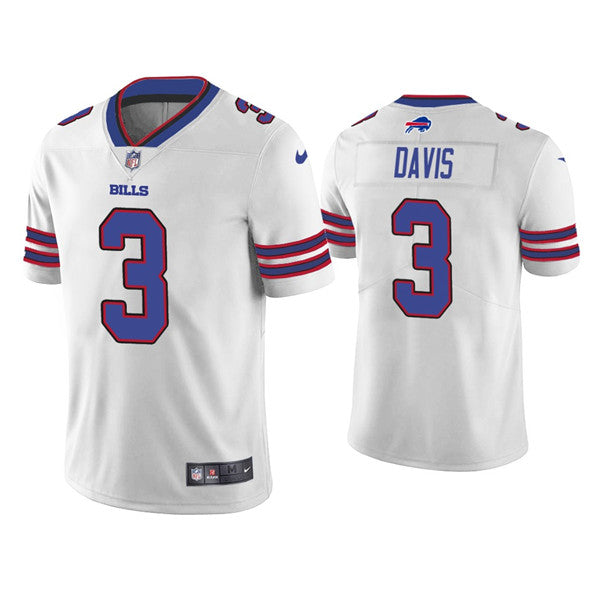 Buffalo Bills #3 Gabriel Davis White Jersey