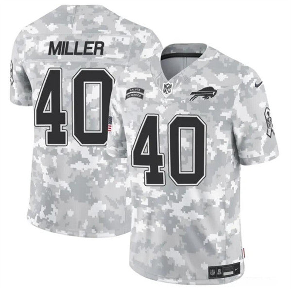 Von Miller Buffalo Bills camo Salute To Service jersey