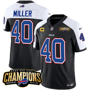 Von Miller Buffalo Bills black-white FUSE jersey