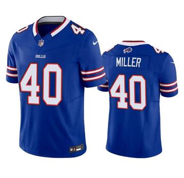 Buffalo Bills #40 Von Miller Blue 2023 FUSE Jersey