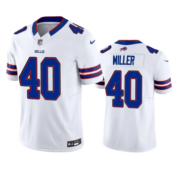 Buffalo Bills #40 Von Miller White 2023 FUSE Jersey