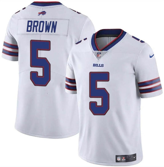 Buffalo Bills #5 Anthony Brown White 2024 Jersey
