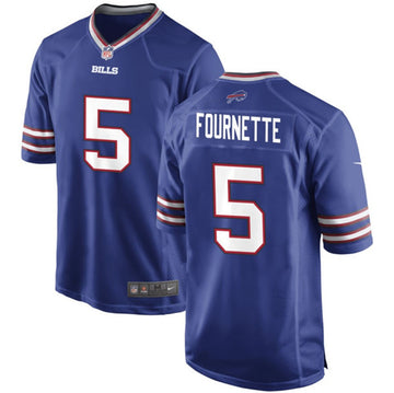 Buffalo Bills #5 Leonard Fournette Blue Football Game Jersey