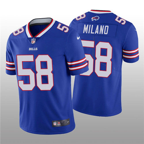 Buffalo Bills #58 Matt Milano 2022 Royal Jersey