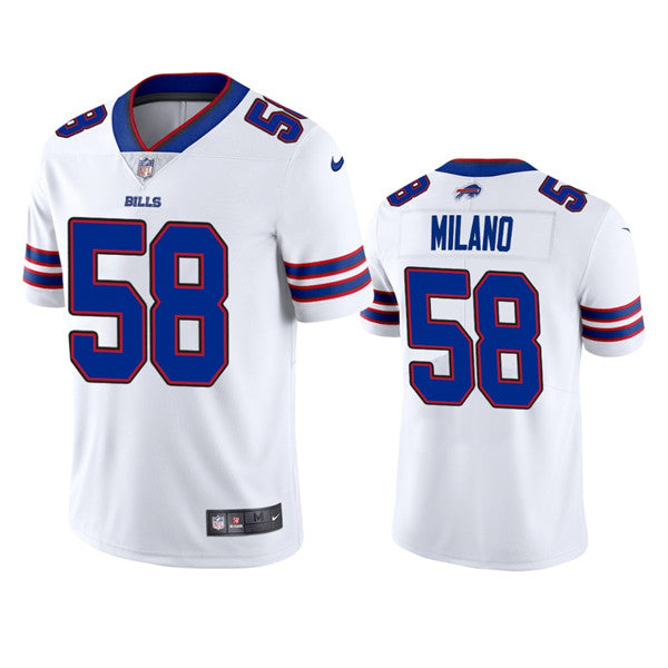 Buffalo Bills #58 Matt Milano 2022 White Jersey