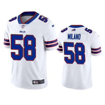 Buffalo Bills #58 Matt Milano 2022 White Jersey