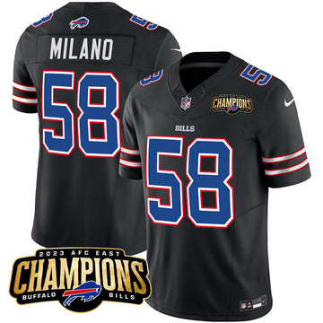 Matt Milano Buffalo Bills black FUSE jersey