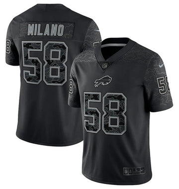 Matt Milano Buffalo Bills black jersey