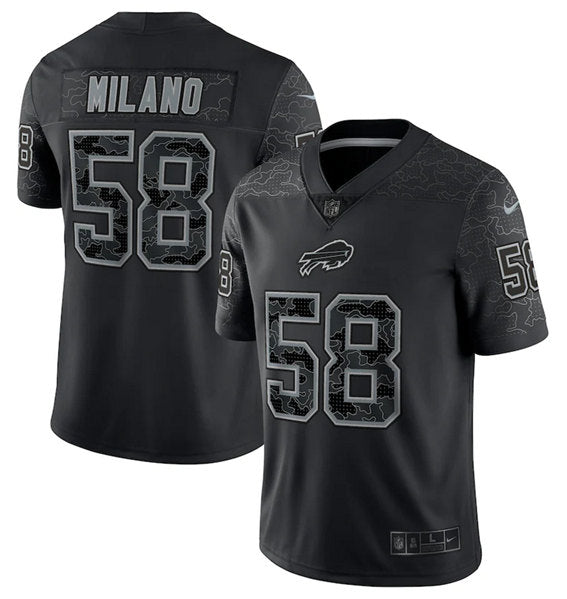 Matt Milano Buffalo Bills black jersey