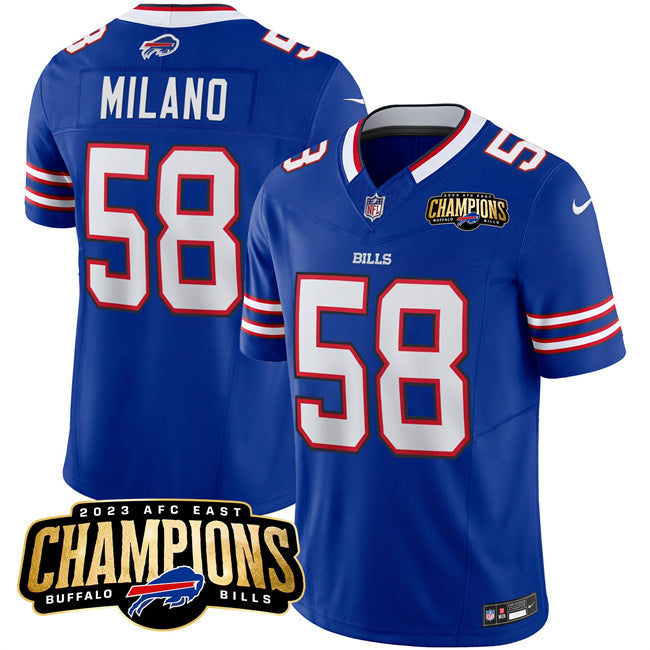 Matt Milano Buffalo Bills blue FUSE jersey