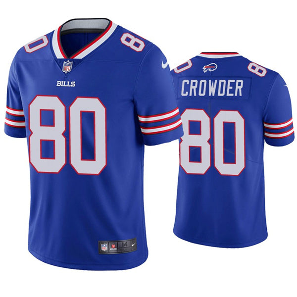 Buffalo Bills #80 Jamison Crowder Blue Jersey