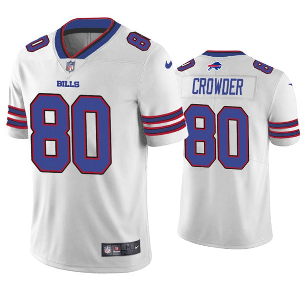 Buffalo Bills #80 Jamison Crowder White Jersey