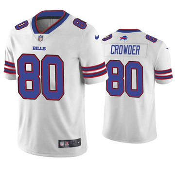 Buffalo Bills #80 Jamison Crowder White Jersey