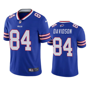 Buffalo Bills #84 Zach Davidson Blue Jersey