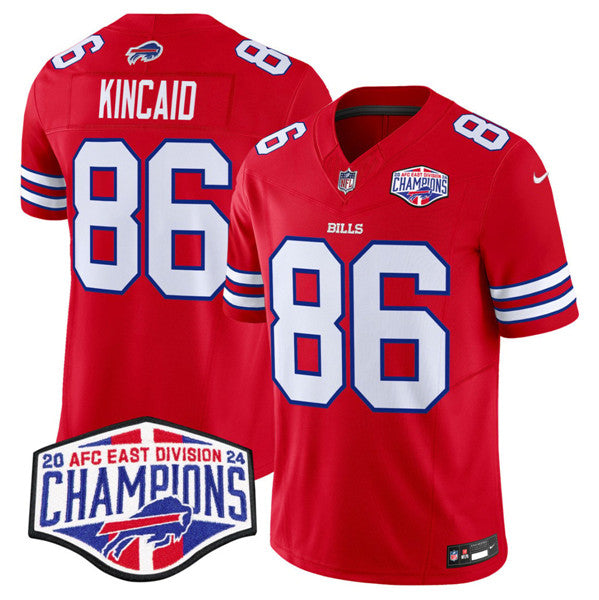 Dalton Kincaid Buffalo Bills red FUSE jersey