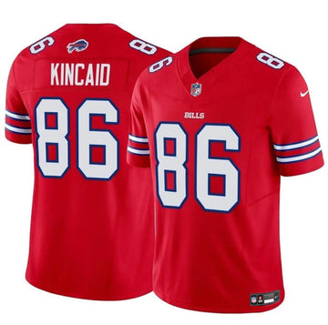 Dalton Kincaid Buffalo Bills red FUSE jersey