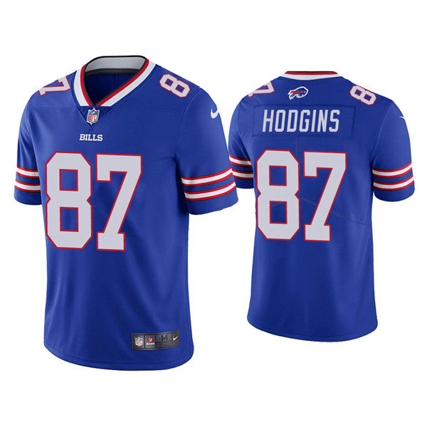Buffalo Bills #87 Isaiah Hodgins Blue Jersey