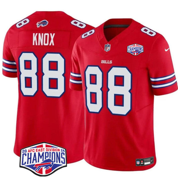Dawson Knox Buffalo Bills red FUSE jersey