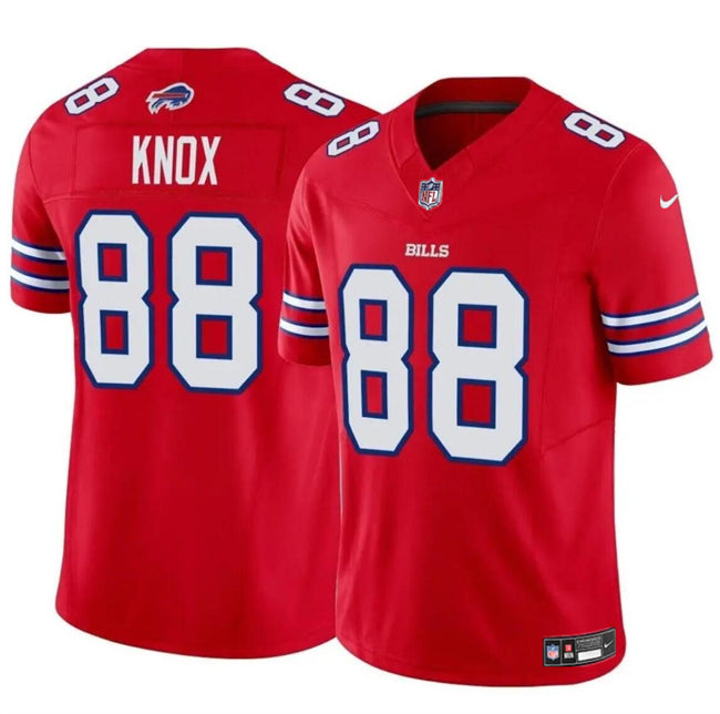 Dawson Knox Buffalo Bills red FUSE jersey